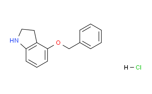 CAS No. 1187933-10-3, 4-(Benzyloxy)indoline hydrochloride