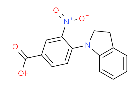CAS No. 451474-72-9, 4-(Indolin-1-yl)-3-nitrobenzoic acid
