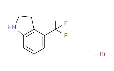 CAS No. 1956309-38-8, 4-(Trifluoromethyl)indoline hydrobromide