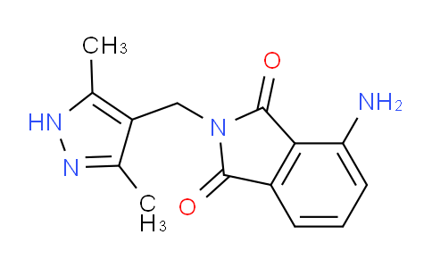 CAS No. 50866-19-8, 4-Amino-2-((3,5-dimethyl-1H-pyrazol-4-yl)methyl)isoindoline-1,3-dione
