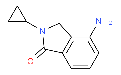 CAS No. 1280689-43-1, 4-Amino-2-cyclopropylisoindolin-1-one
