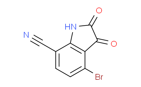 CAS No. 1260657-76-8, 4-Bromo-2,3-dioxoindoline-7-carbonitrile