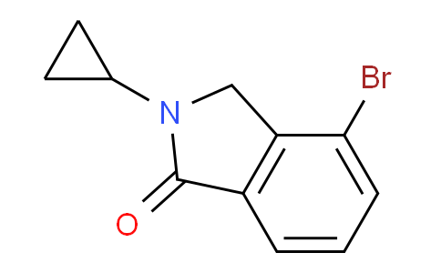 CAS No. 1439902-46-1, 4-Bromo-2-cyclopropylisoindolin-1-one