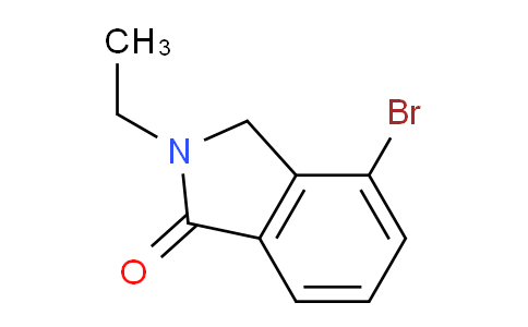 CAS No. 1378867-01-6, 4-Bromo-2-ethylisoindolin-1-one