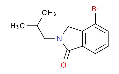 CAS No. 1443289-66-4, 4-Bromo-2-isobutylisoindolin-1-one
