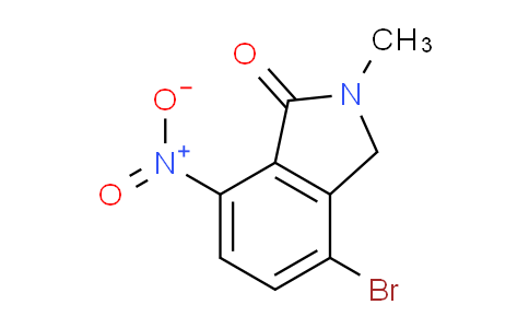CAS No. 1257996-66-9, 4-Bromo-2-methyl-7-nitroisoindolin-1-one