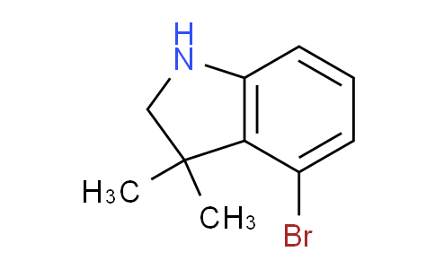 CAS No. 1227418-26-9, 4-Bromo-3,3-dimethylindoline