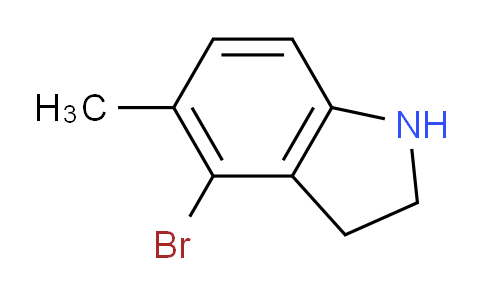 CAS No. 162100-98-3, 4-Bromo-5-methylindoline