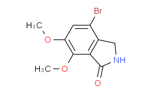 CAS No. 954239-46-4, 4-Bromo-6,7-dimethoxyisoindolin-1-one