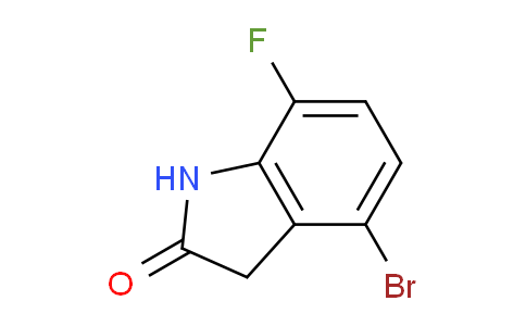 CAS No. 1260903-30-7, 4-Bromo-7-fluoroindolin-2-one