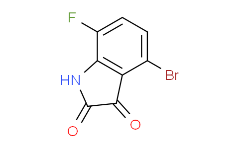 CAS No. 1153535-26-2, 4-Bromo-7-fluoroindoline-2,3-dione