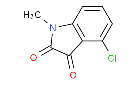CAS No. 122750-24-7, 4-Chloro-1-methylindoline-2,3-dione