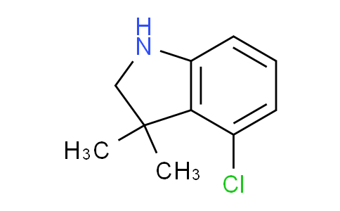 CAS No. 1235441-09-4, 4-Chloro-3,3-dimethylindoline