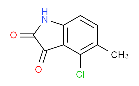 CAS No. 53003-18-2, 4-Chloro-5-methylindoline-2,3-dione