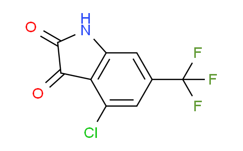 CAS No. 1332606-83-3, 4-Chloro-6-(trifluoromethyl)indoline-2,3-dione