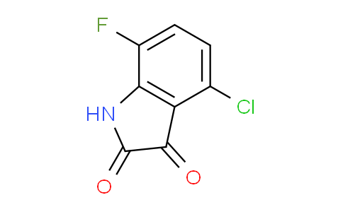 CAS No. 954252-18-7, 4-Chloro-7-fluoroindoline-2,3-dione