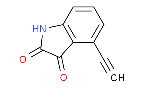 CAS No. 1192263-97-0, 4-Ethynylindoline-2,3-dione
