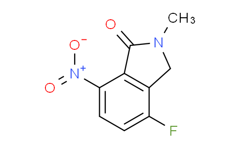 CAS No. 881415-06-1, 4-Fluoro-2-methyl-7-nitroisoindolin-1-one