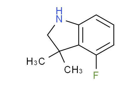 CAS No. 1384081-81-5, 4-Fluoro-3,3-dimethylindoline