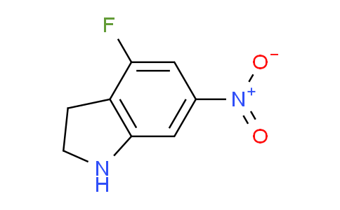 CAS No. 1823931-51-6, 4-Fluoro-6-nitroindoline