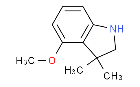CAS No. 1823943-24-3, 4-Methoxy-3,3-dimethylindoline