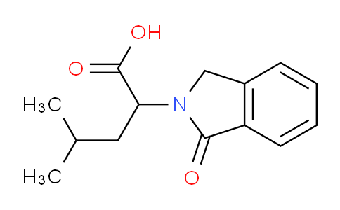 CAS No. 298700-70-6, 4-Methyl-2-(1-oxoisoindolin-2-yl)pentanoic acid