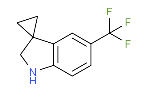 CAS No. 1211585-30-6, 5'-(Trifluoromethyl)spiro[cyclopropane-1,3'-indoline]