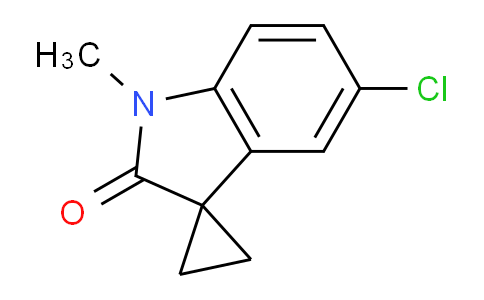 CAS No. 1426228-12-7, 5'-Chloro-1'-methylspiro[cyclopropane-1,3'-indolin]-2'-one