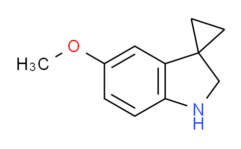 CAS No. 1461706-07-9, 5'-Methoxyspiro[cyclopropane-1,3'-indoline]