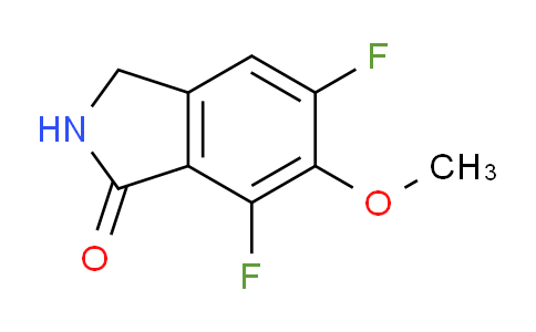 CAS No. 1219843-59-0, 5,7-Difluoro-6-methoxyisoindolin-1-one