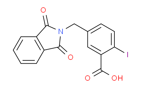 CAS No. 540513-92-6, 5-((1,3-Dioxoisoindolin-2-yl)methyl)-2-iodobenzoic acid