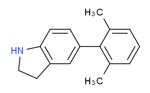 CAS No. 1176740-73-0, 5-(2,6-Dimethylphenyl)indoline