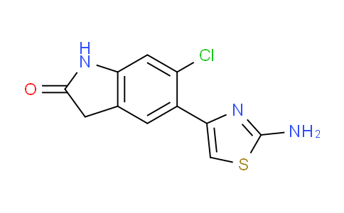 CAS No. 1153885-97-2, 5-(2-Aminothiazol-4-yl)-6-chloroindolin-2-one