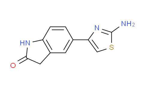 CAS No. 105316-99-2, 5-(2-Aminothiazol-4-yl)indolin-2-one