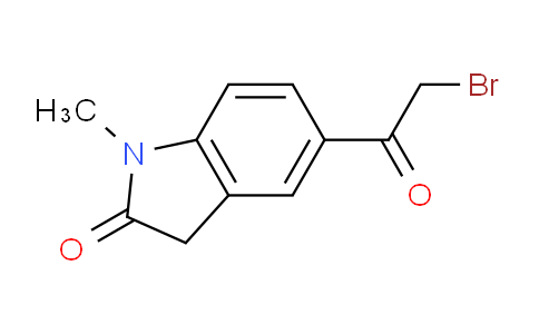 CAS No. 1094318-21-4, 5-(2-Bromoacetyl)-1-methylindolin-2-one