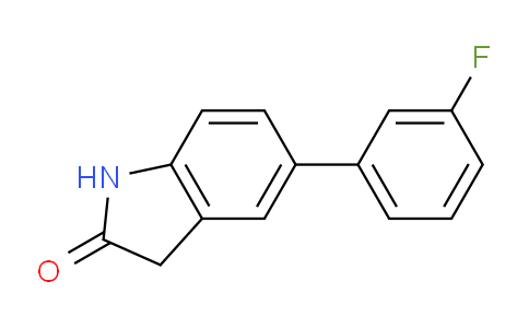 CAS No. 1225508-31-5, 5-(3-Fluorophenyl)indolin-2-one