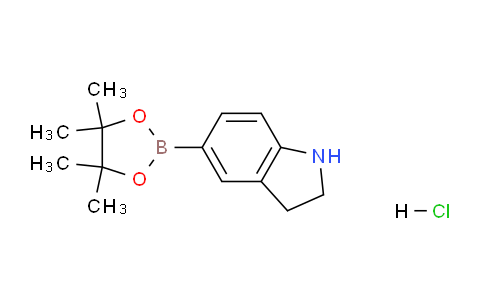 CAS No. 2096334-46-0, 5-(4,4,5,5-Tetramethyl-1,3,2-dioxaborolan-2-yl)indoline hydrochloride