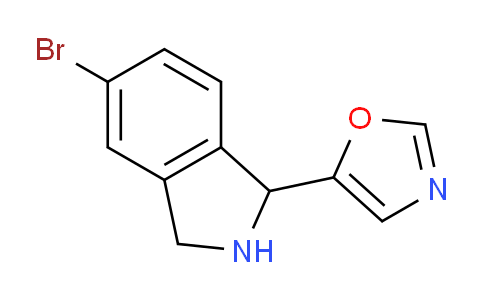 CAS No. 1422344-23-7, 5-(5-Bromoisoindolin-1-yl)oxazole