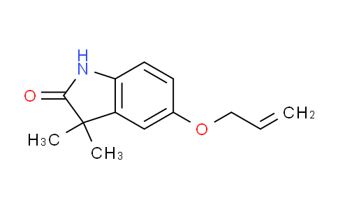 CAS No. 1399662-57-7, 5-(Allyloxy)-3,3-dimethylindolin-2-one