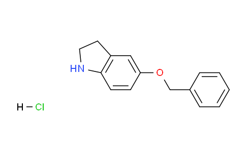 CAS No. 92818-37-6, 5-(Benzyloxy)indoline hydrochloride