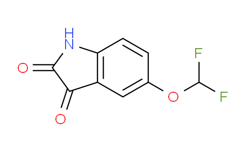 CAS No. 953746-10-6, 5-(Difluoromethoxy)indoline-2,3-dione