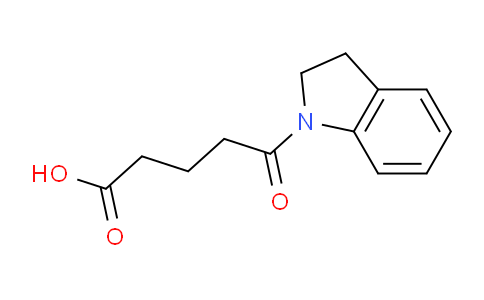 CAS No. 239135-37-6, 5-(Indolin-1-yl)-5-oxopentanoic acid