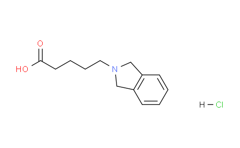 CAS No. 1185300-75-7, 5-(Isoindolin-2-yl)pentanoic acid hydrochloride