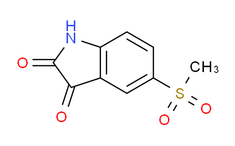 CAS No. 222036-53-5, 5-(Methylsulfonyl)indoline-2,3-dione