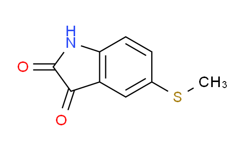 CAS No. 418772-01-7, 5-(Methylthio)indoline-2,3-dione