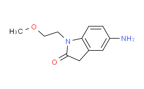 CAS No. 1154395-34-2, 5-Amino-1-(2-methoxyethyl)indolin-2-one