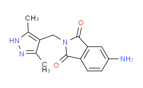 CAS No. 41935-26-6, 5-Amino-2-((3,5-dimethyl-1H-pyrazol-4-yl)methyl)isoindoline-1,3-dione
