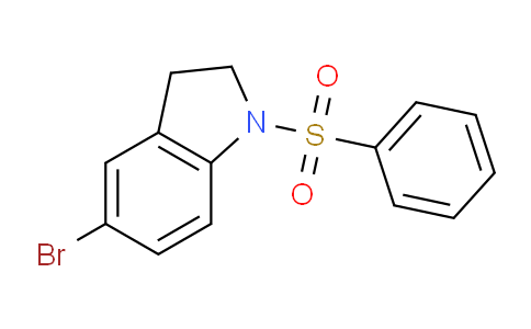 CAS No. 118757-04-3, 5-Bromo-1-(phenylsulfonyl)indoline