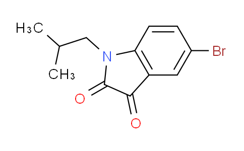 CAS No. 937661-82-0, 5-Bromo-1-isobutylindoline-2,3-dione