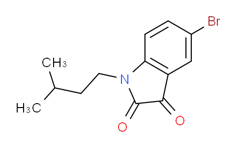 CAS No. 937690-57-8, 5-Bromo-1-isopentylindoline-2,3-dione